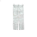 Layered Bondage Aesthetic Pants Men's And Women's High Street Zipper Pleated Casual Trousers