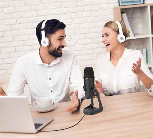 Interview Speech USB Condenser Recording Microphone
