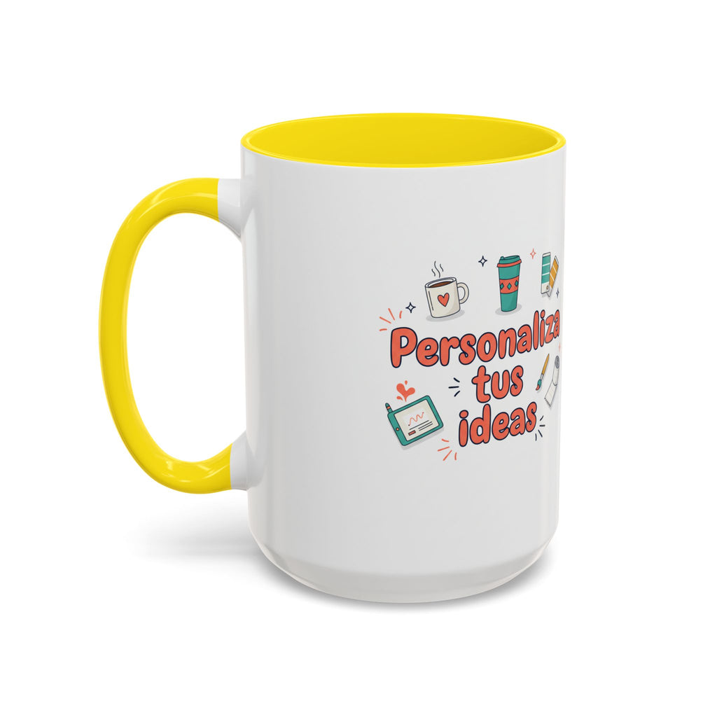 Personaliza tus ideas Coffee Mug — Customizable Accent Coffee Cup (11/15oz)