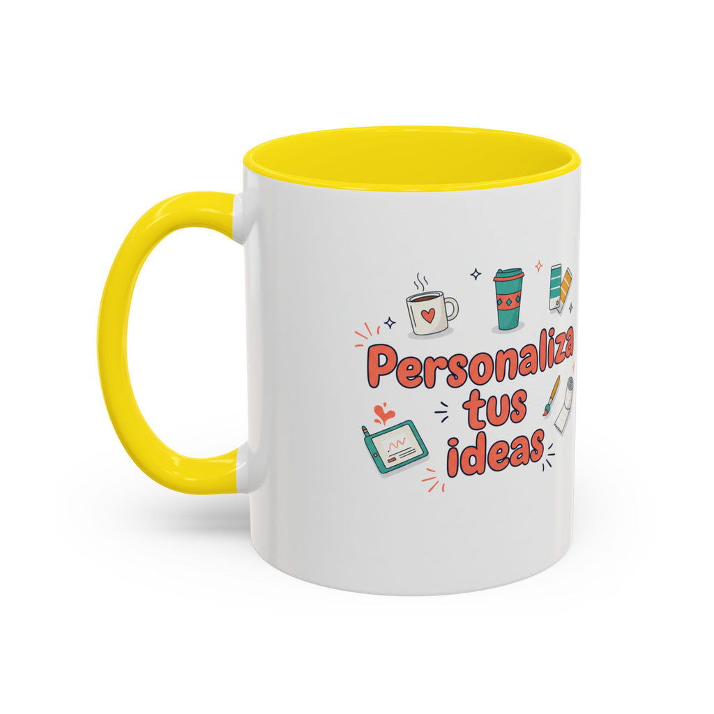 Personaliza tus ideas Coffee Mug — Customizable Accent Coffee Cup (11/15oz)
