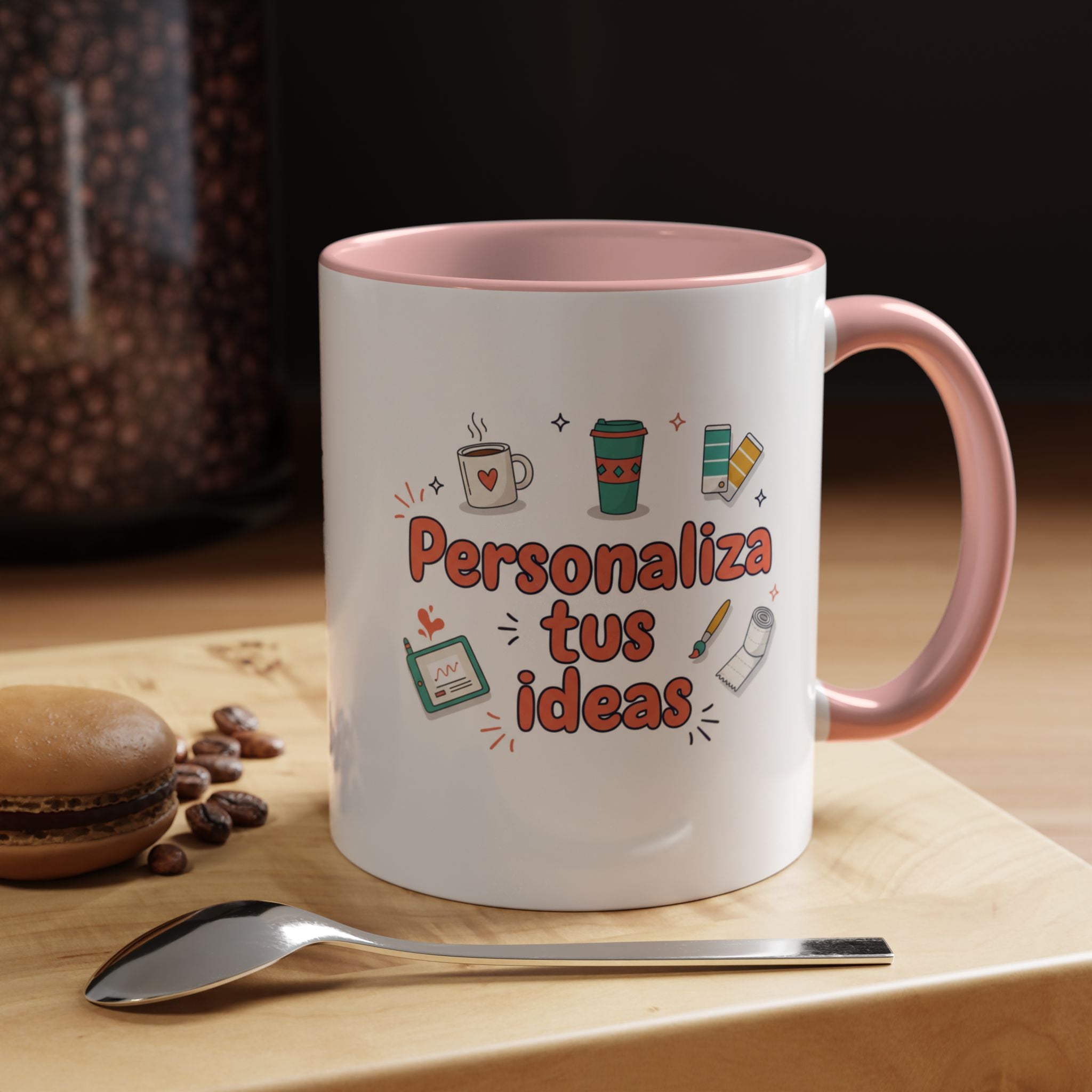 Personaliza tus ideas Coffee Mug — Customizable Accent Coffee Cup (11/15oz)