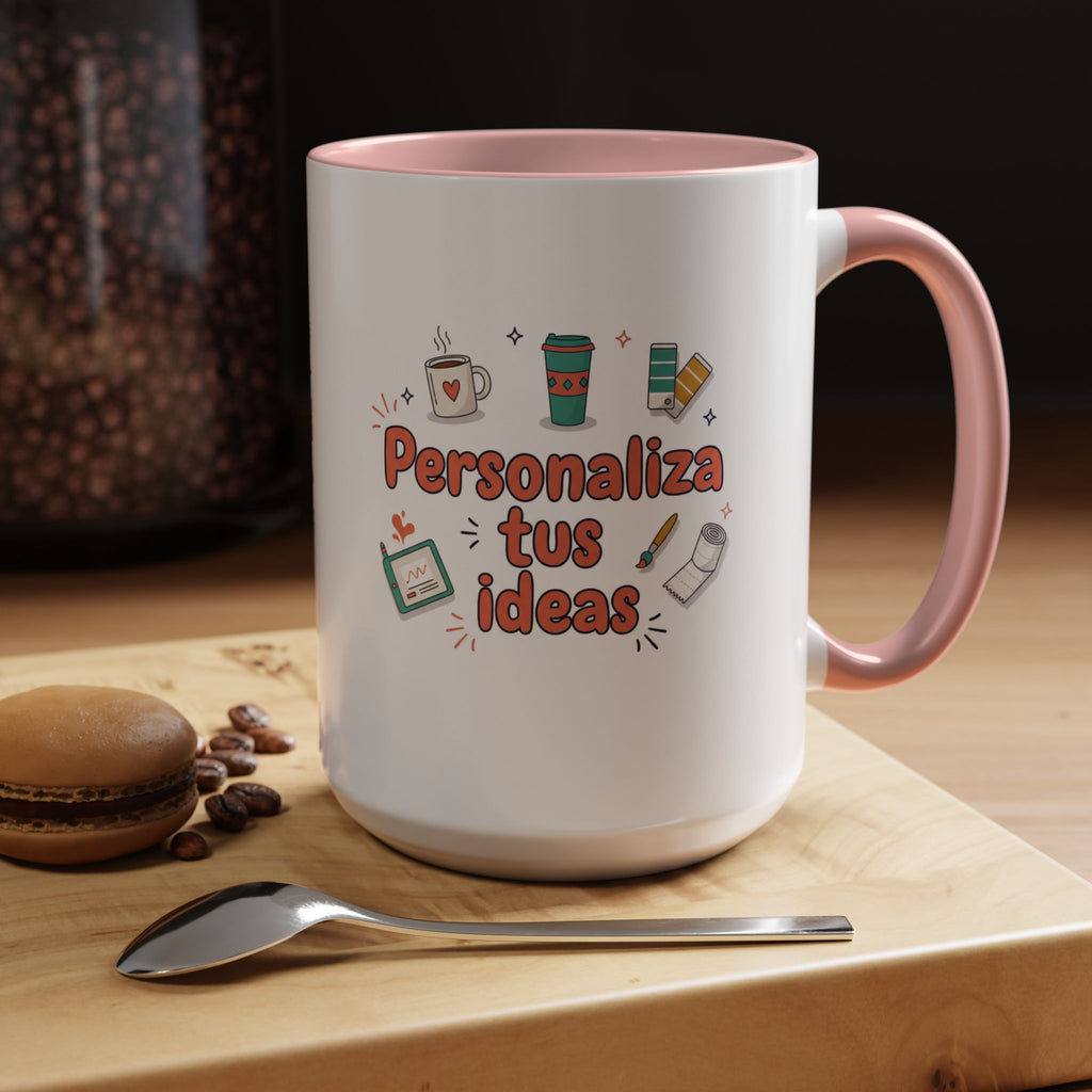 Personaliza tus ideas Coffee Mug — Customizable Accent Coffee Cup (11/15oz)