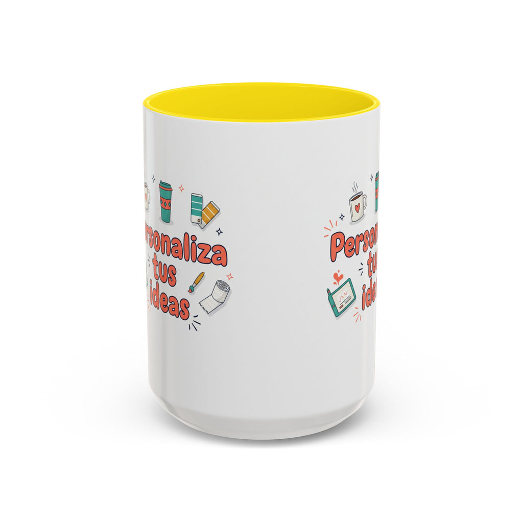 Personaliza tus ideas Coffee Mug — Customizable Accent Coffee Cup (11/15oz)