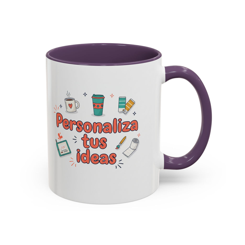 Personaliza tus ideas Coffee Mug — Customizable Accent Coffee Cup (11/15oz)