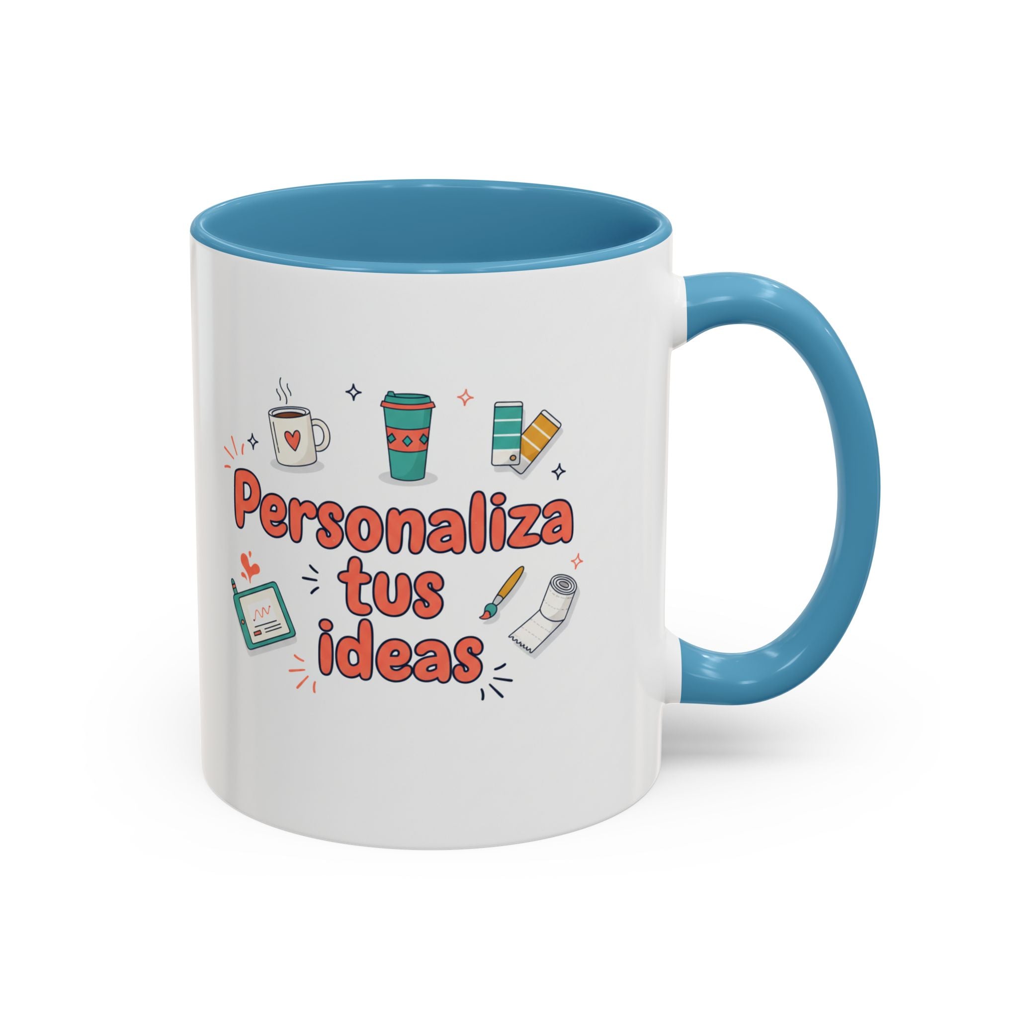 Personaliza tus ideas Coffee Mug — Customizable Accent Coffee Cup (11/15oz)