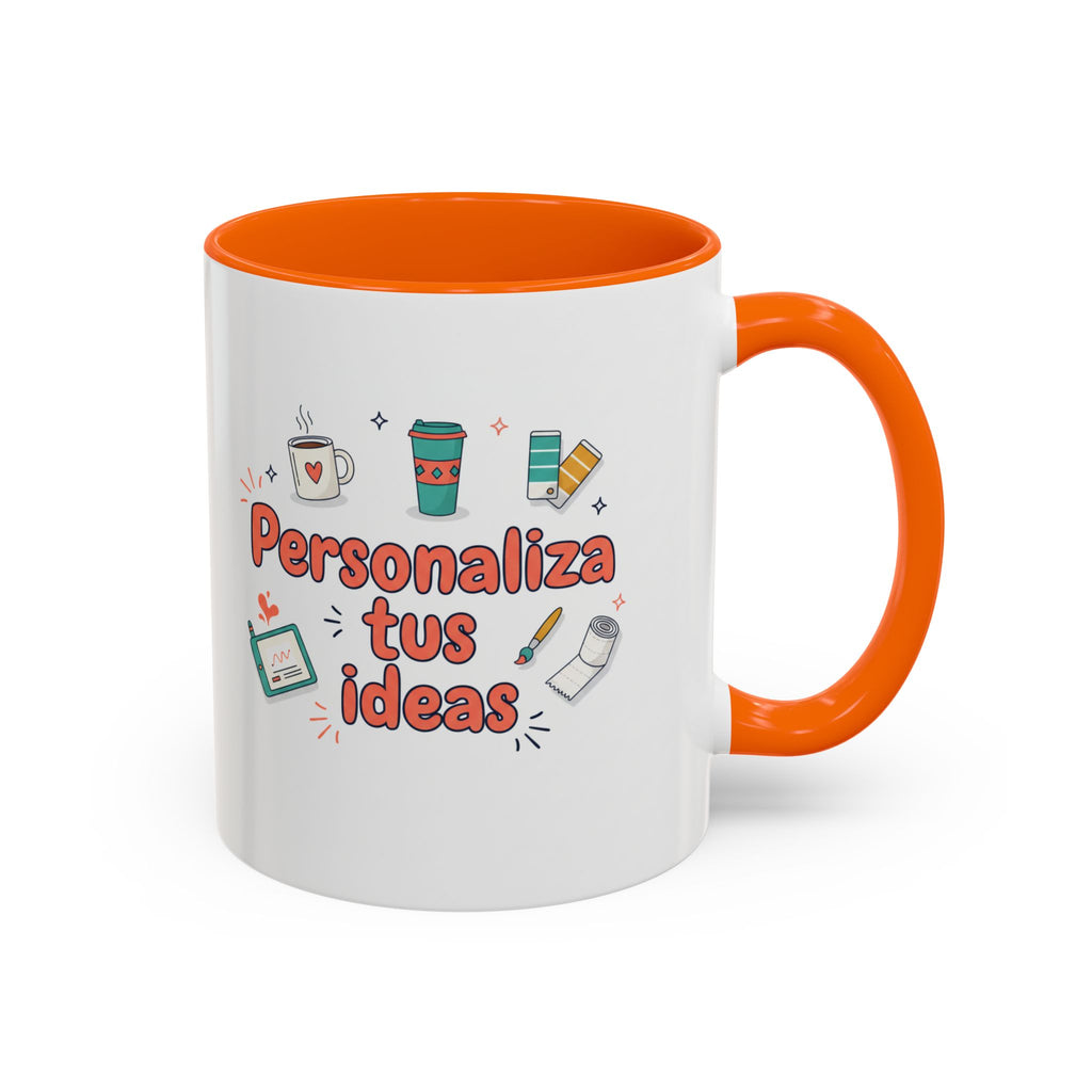 Personaliza tus ideas Coffee Mug — Customizable Accent Coffee Cup (11/15oz)