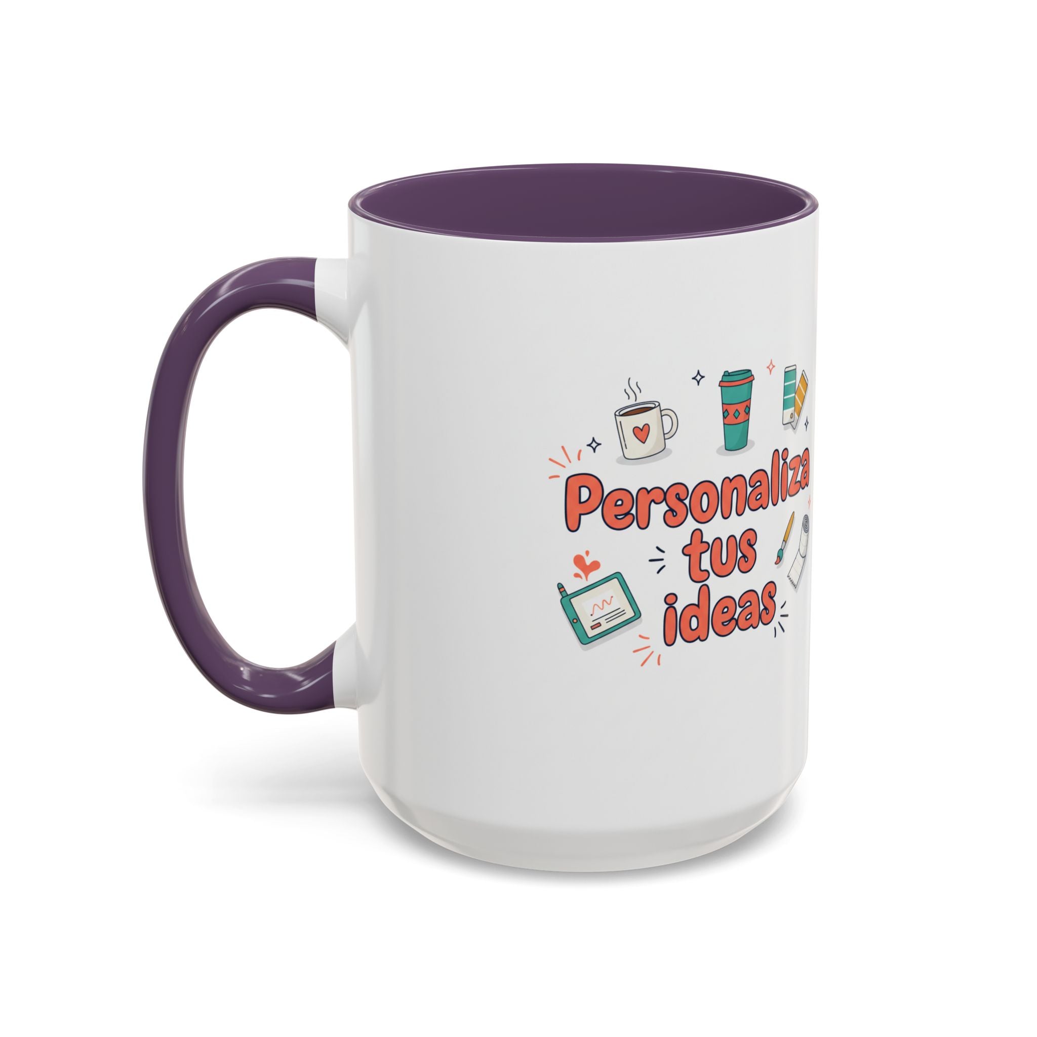 Personaliza tus ideas Coffee Mug — Customizable Accent Coffee Cup (11/15oz)