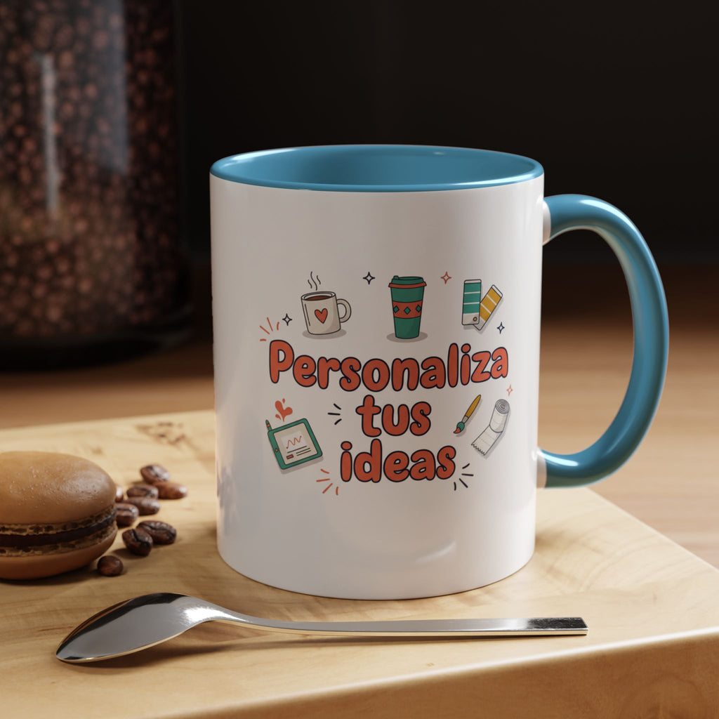Personaliza tus ideas Coffee Mug — Customizable Accent Coffee Cup (11/15oz)