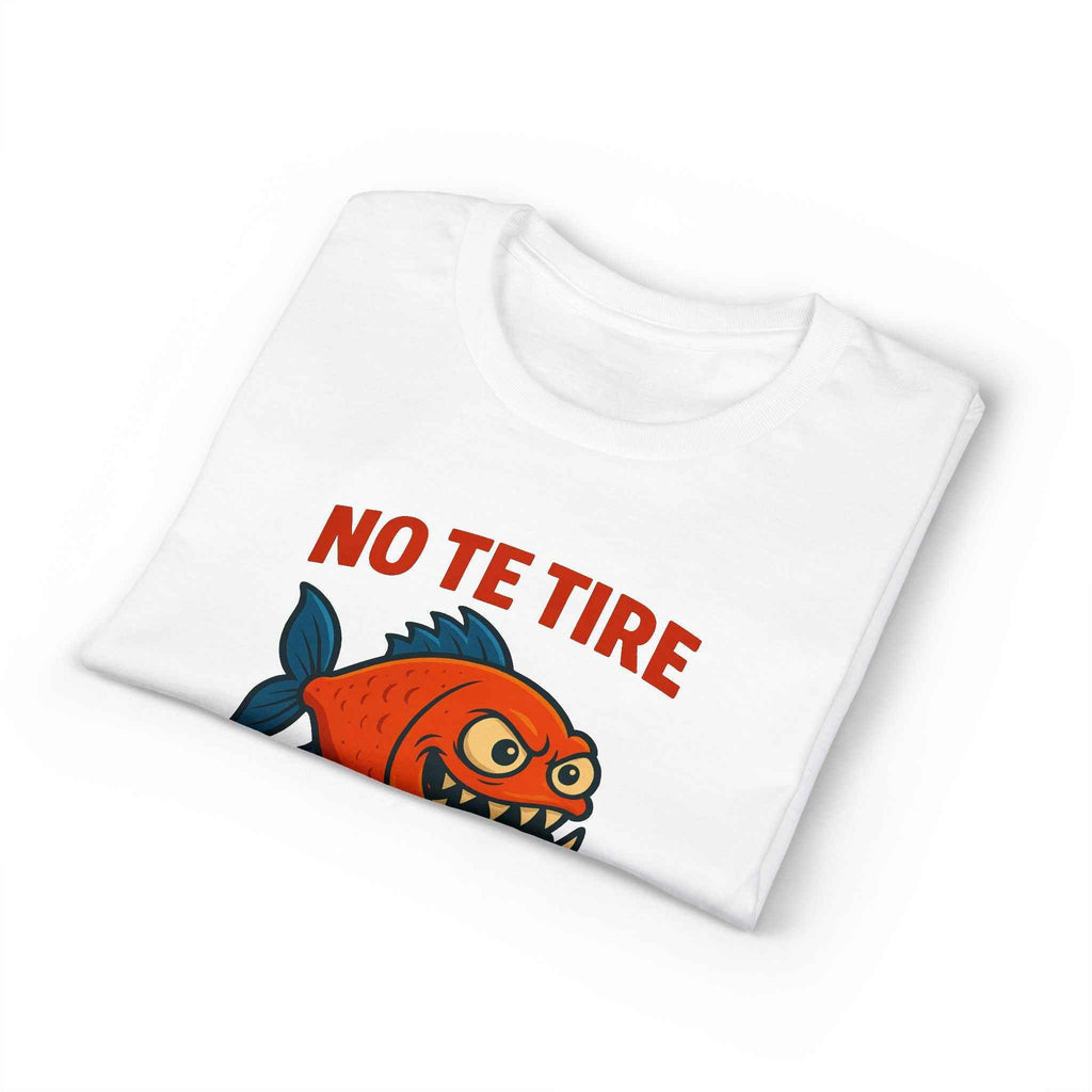 Camiseta Graciosa “No Te Tire Que Hay Piraña” – Ideal para Regalo Original