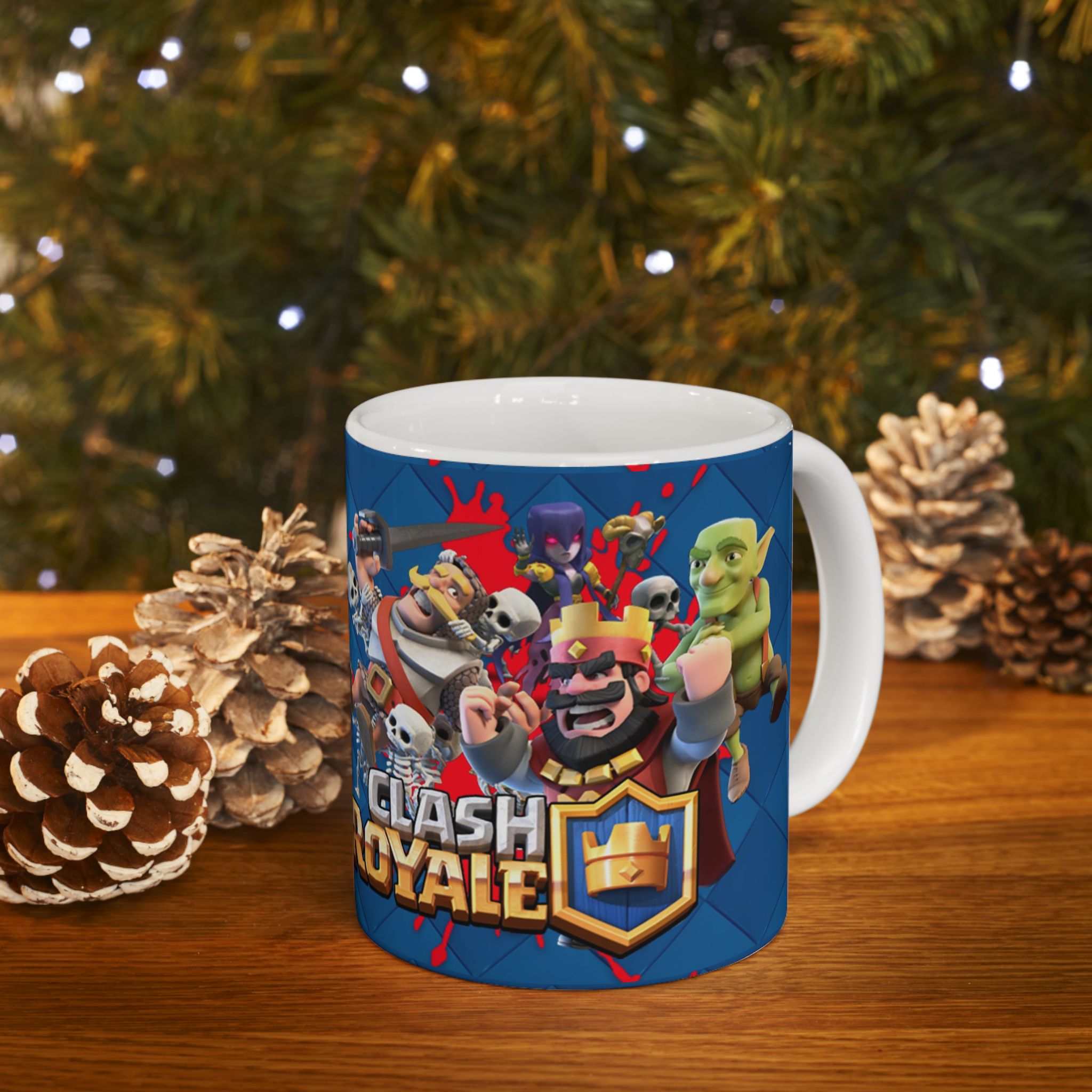 Clash Royale Character Wraparound Ceramic Mug 11oz