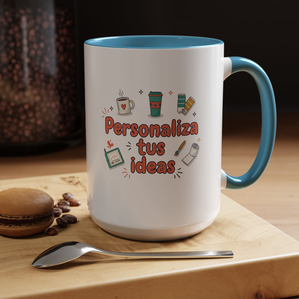 Personaliza tus ideas Coffee Mug — Customizable Accent Coffee Cup (11/15oz)