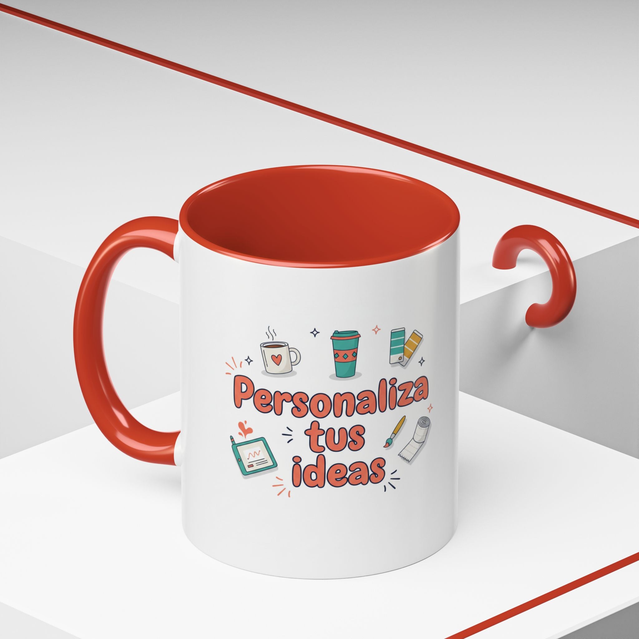 Personaliza tus ideas Coffee Mug — Customizable Accent Coffee Cup (11/15oz)