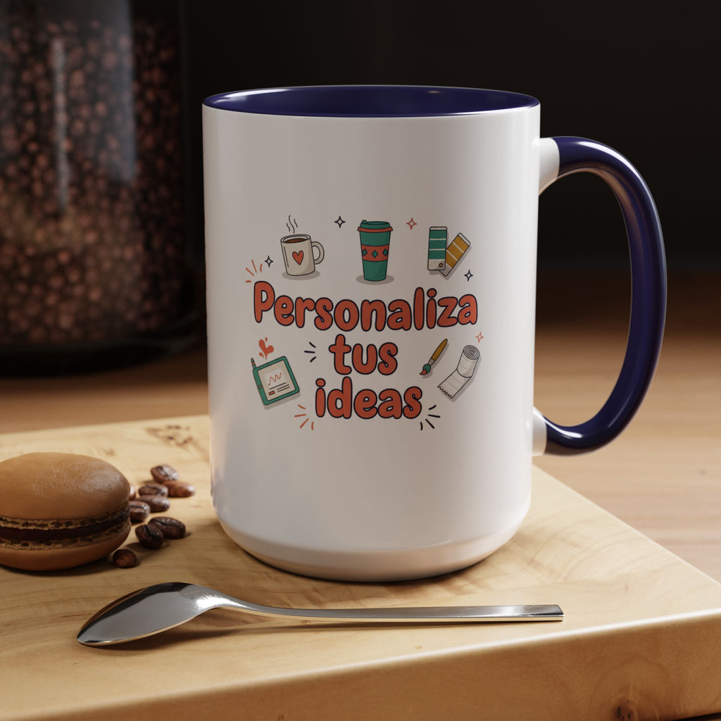 Personaliza tus ideas Coffee Mug — Customizable Accent Coffee Cup (11/15oz)