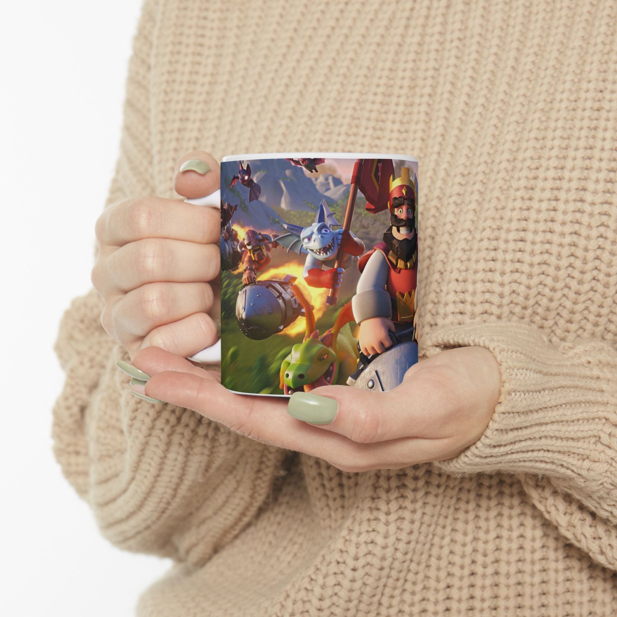 Clash Royale Character Wraparound Ceramic Mug 11oz