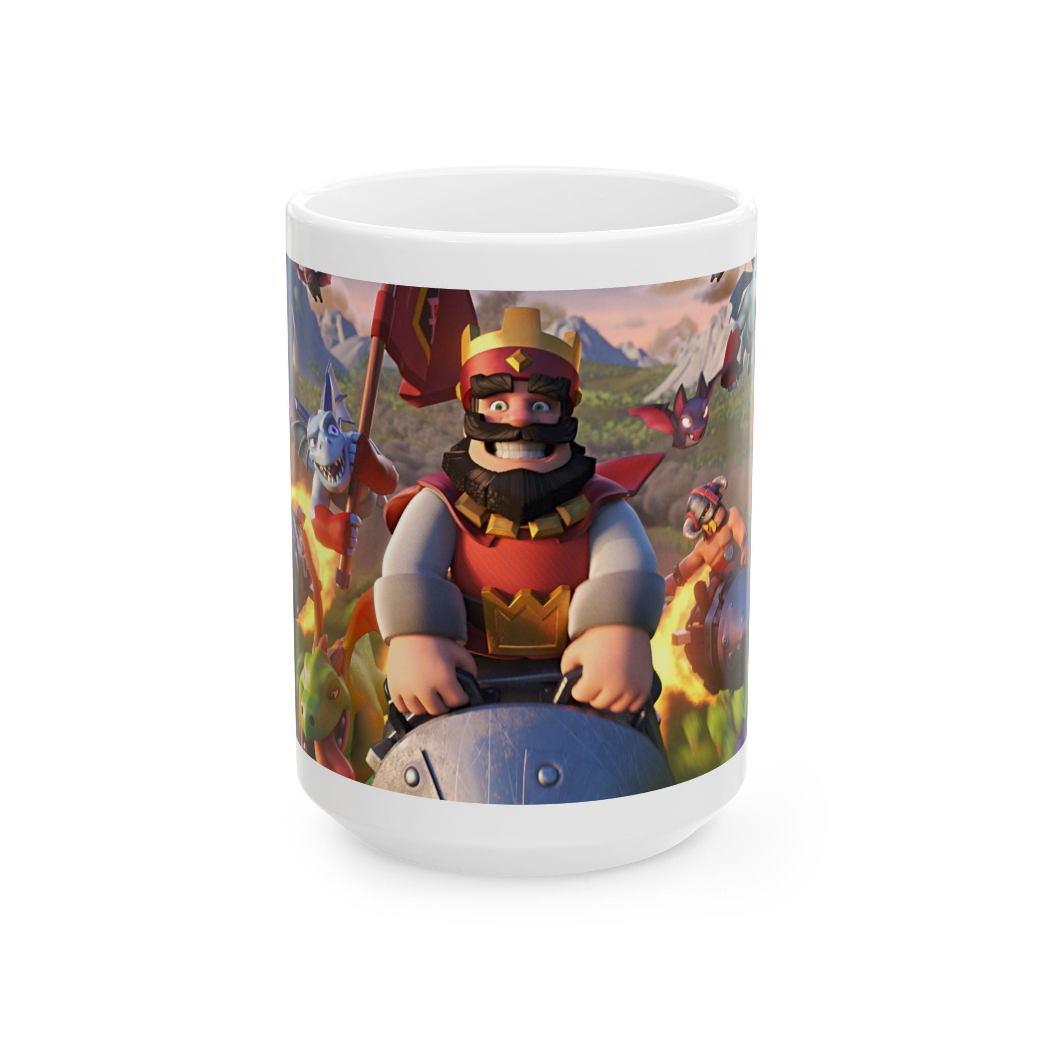 Clash Royale Character Wraparound Ceramic Mug 11oz