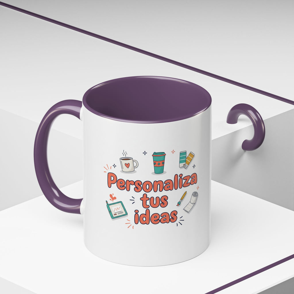 Personaliza tus ideas Coffee Mug — Customizable Accent Coffee Cup (11/15oz)
