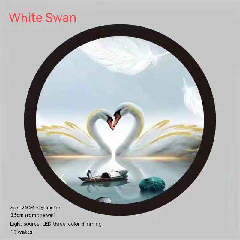 Led Wall Lamp New Chinese Style Wall Painting Simple Lamps