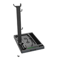 Ps5 Host Universal Multifunctional Heat Sink Base With Storage Disc Rack P5 Handle Double Seat Charging Headset Storage Rack