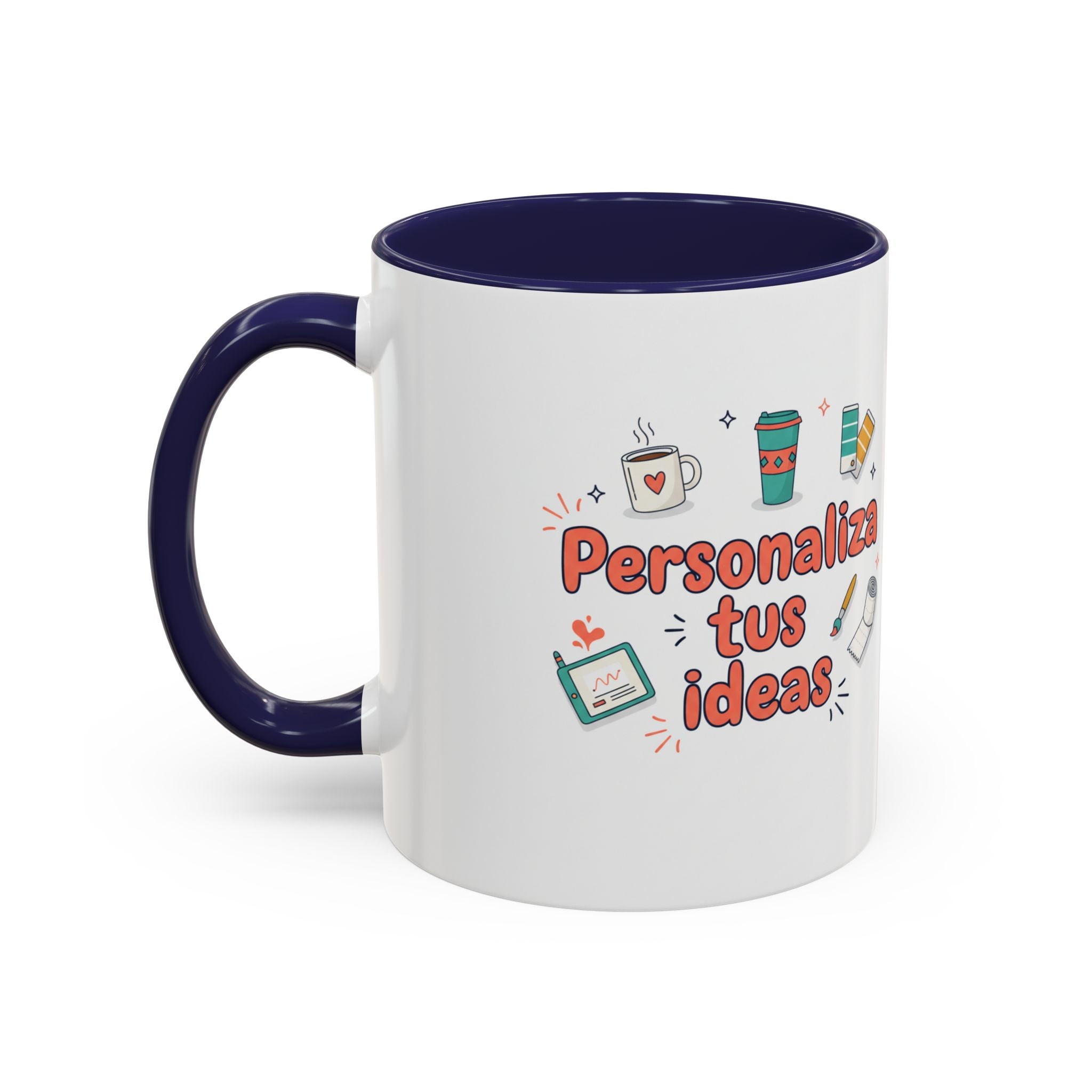 Personaliza tus ideas Coffee Mug — Customizable Accent Coffee Cup (11/15oz)
