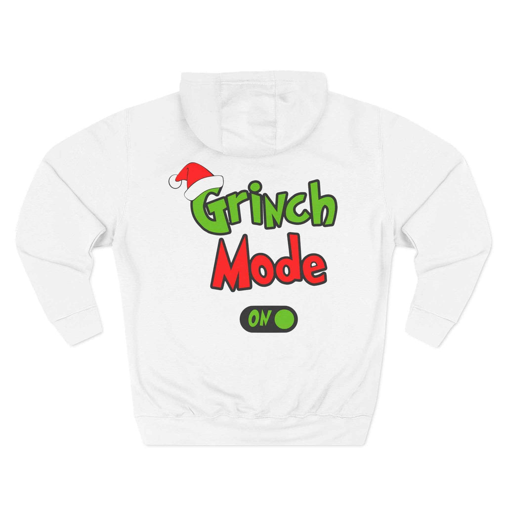 Grinch mode on Christmas Hoodie | Cozy Holiday Sweatshirt for Men & Women | Grinchmas Gift Idea