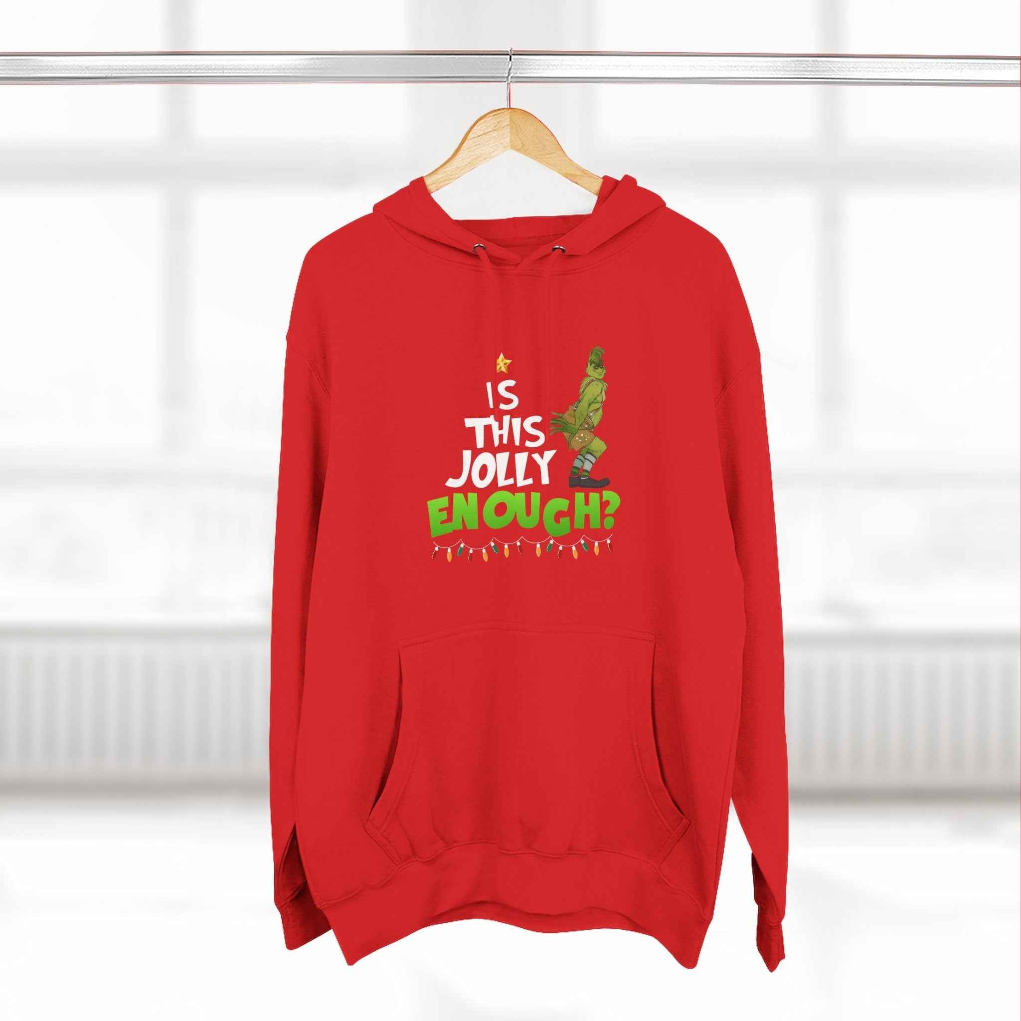 Funny Grinch Christmas Hoodie | Cozy Holiday Sweatshirt for Men & Women | Grinchmas Gift Idea