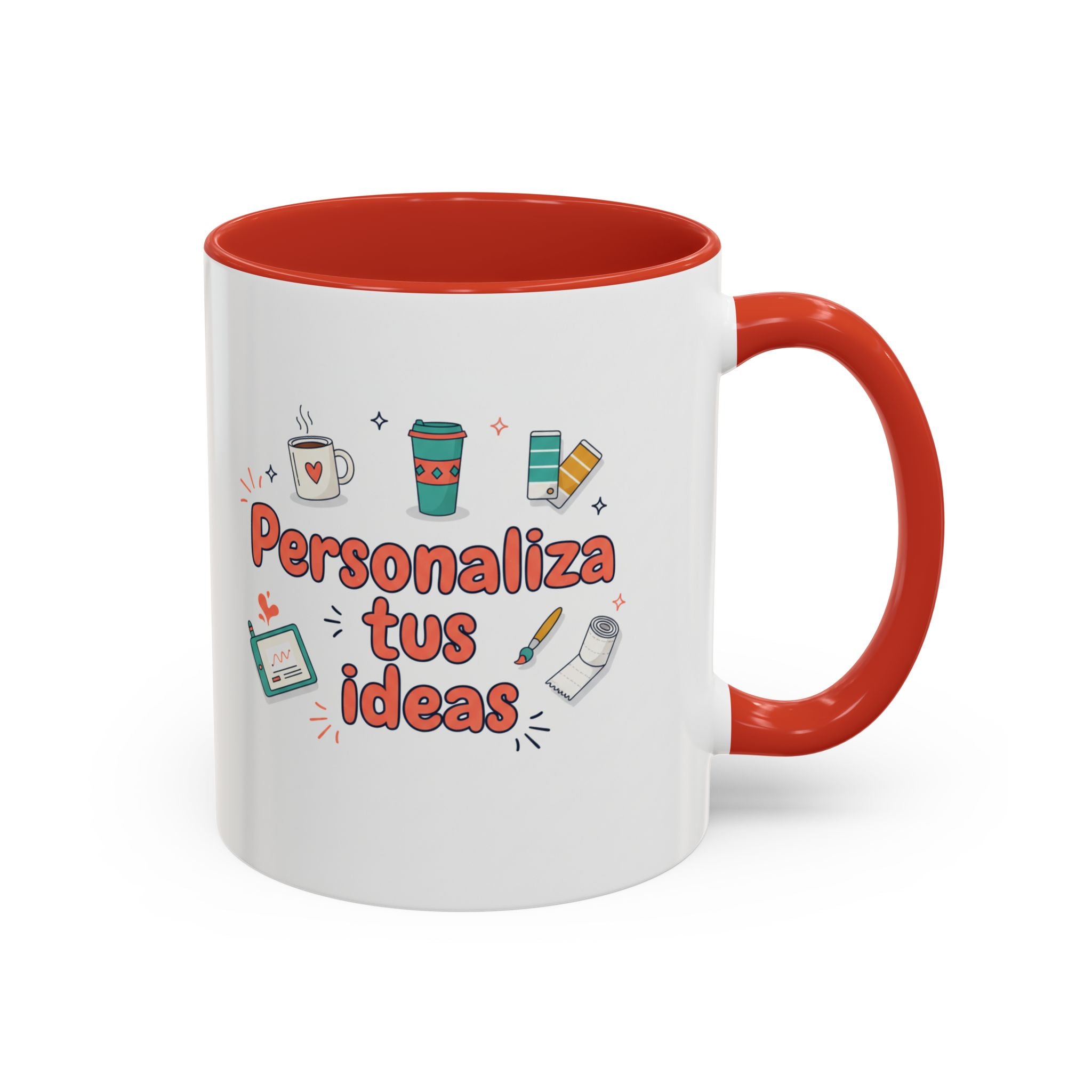 Personaliza tus ideas Coffee Mug — Customizable Accent Coffee Cup (11/15oz)
