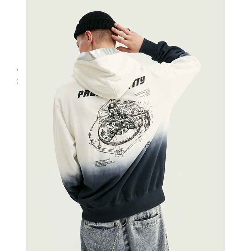 Men's Hooded Loose Sweatshirt