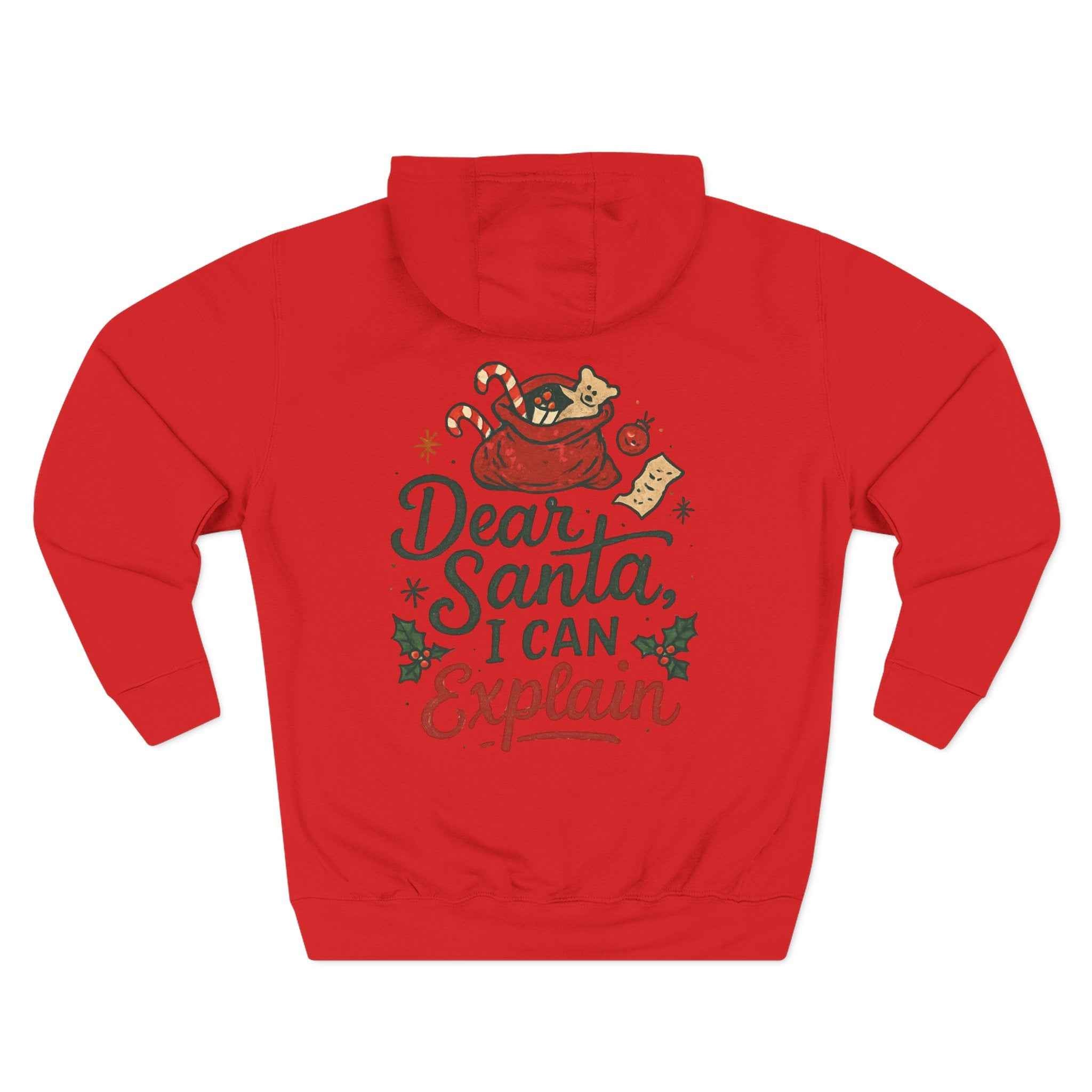 🎅 Dear Santa I Can Explain Funny Christmas Hoodie | Cute Holiday Sweatshirt