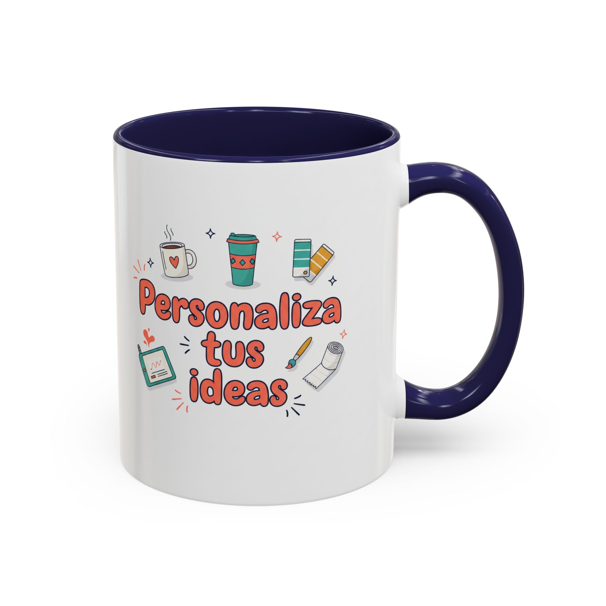 Personaliza tus ideas Coffee Mug — Customizable Accent Coffee Cup (11/15oz)
