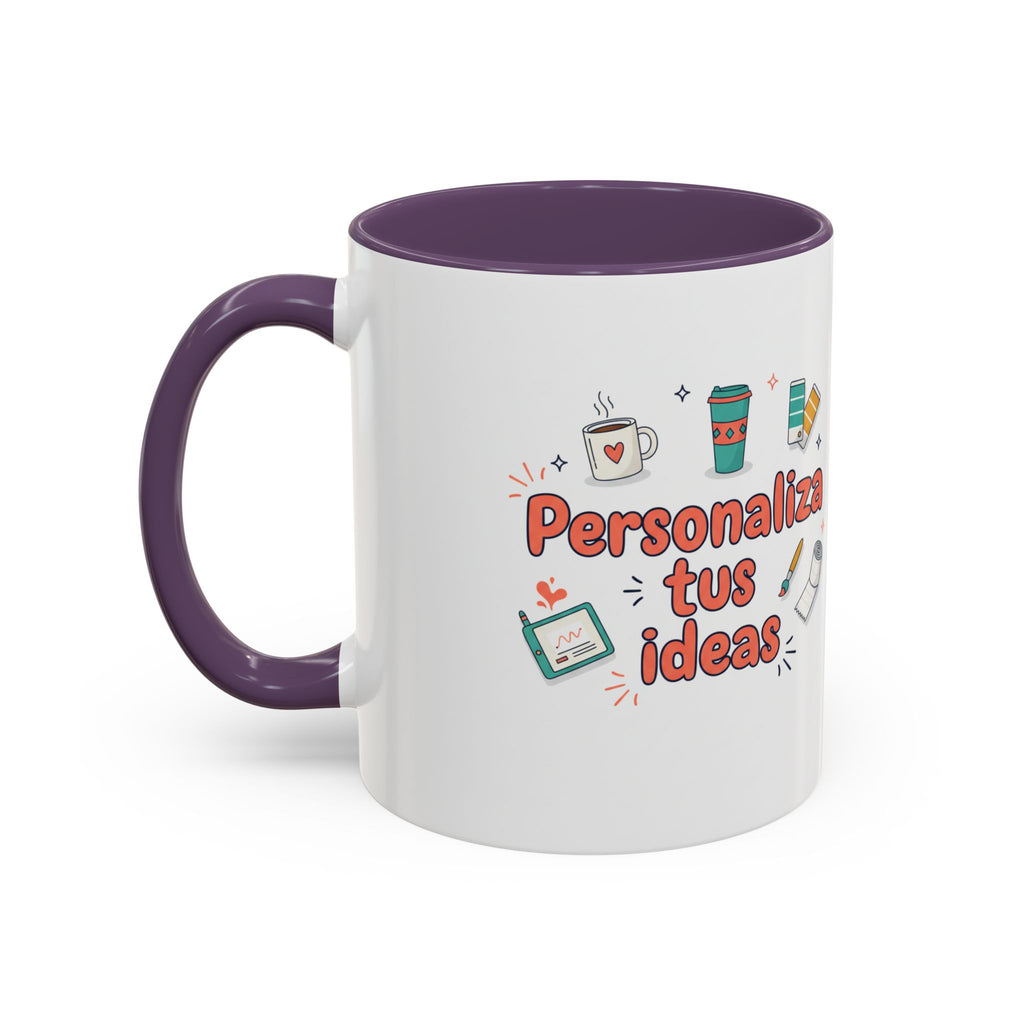 Personaliza tus ideas Coffee Mug — Customizable Accent Coffee Cup (11/15oz)