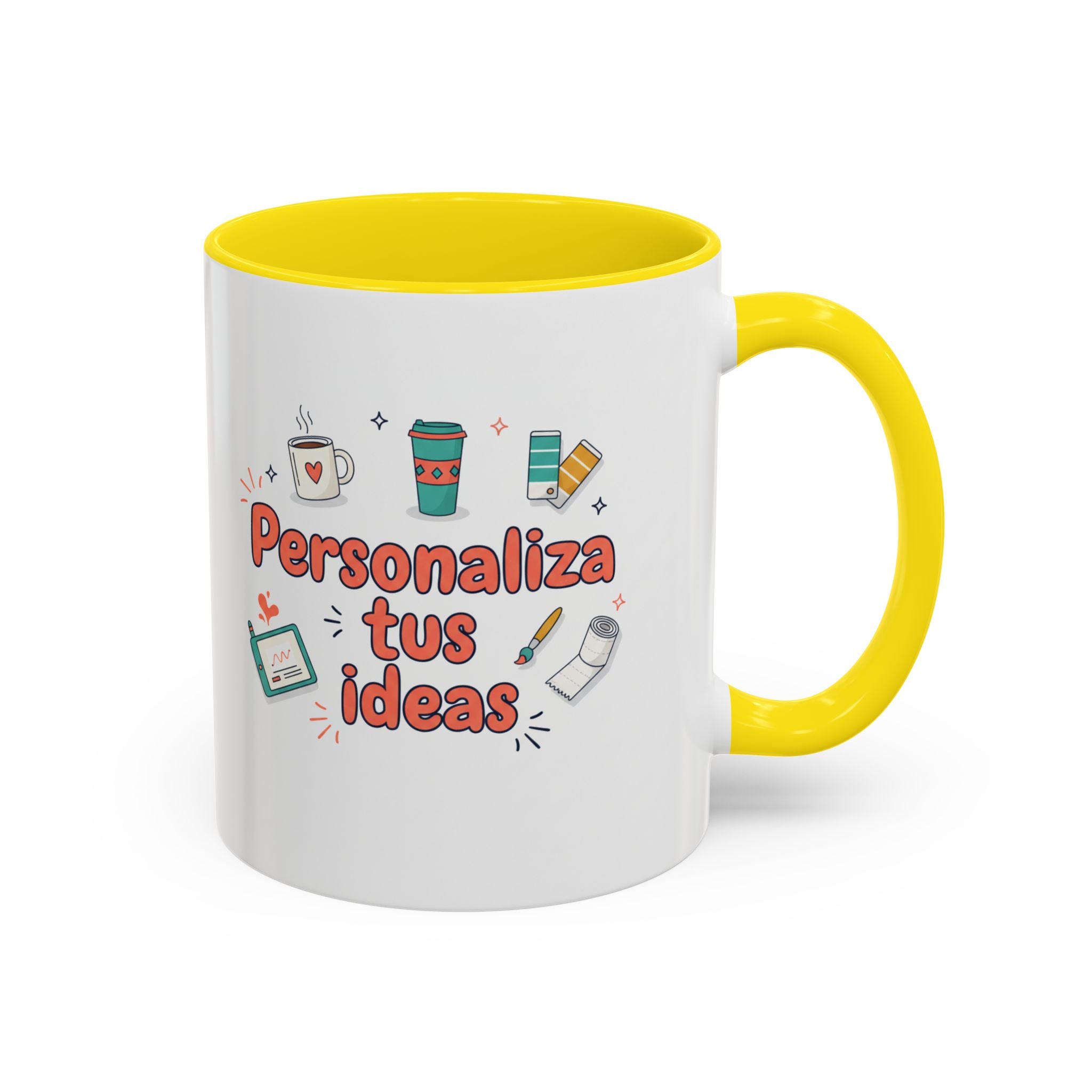 Personaliza tus ideas Coffee Mug — Customizable Accent Coffee Cup (11/15oz)