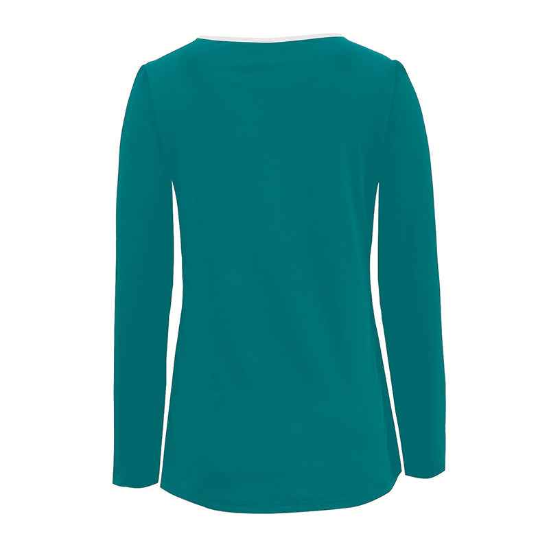 Women's Long Sleeve Tunic Tops Casual T-Shirt Fall Work Fashion 2025, Everyday Basic Wear