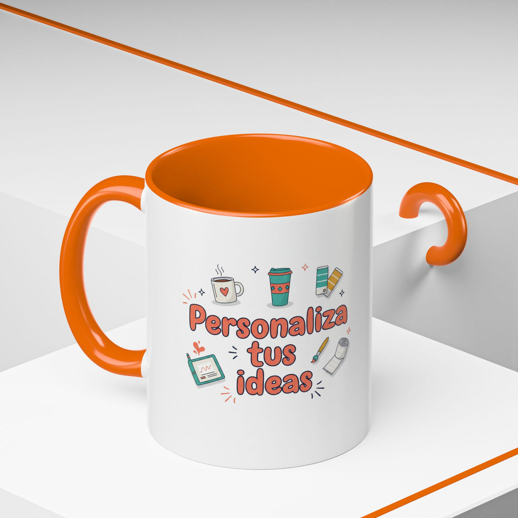 Personaliza tus ideas Coffee Mug — Customizable Accent Coffee Cup (11/15oz)