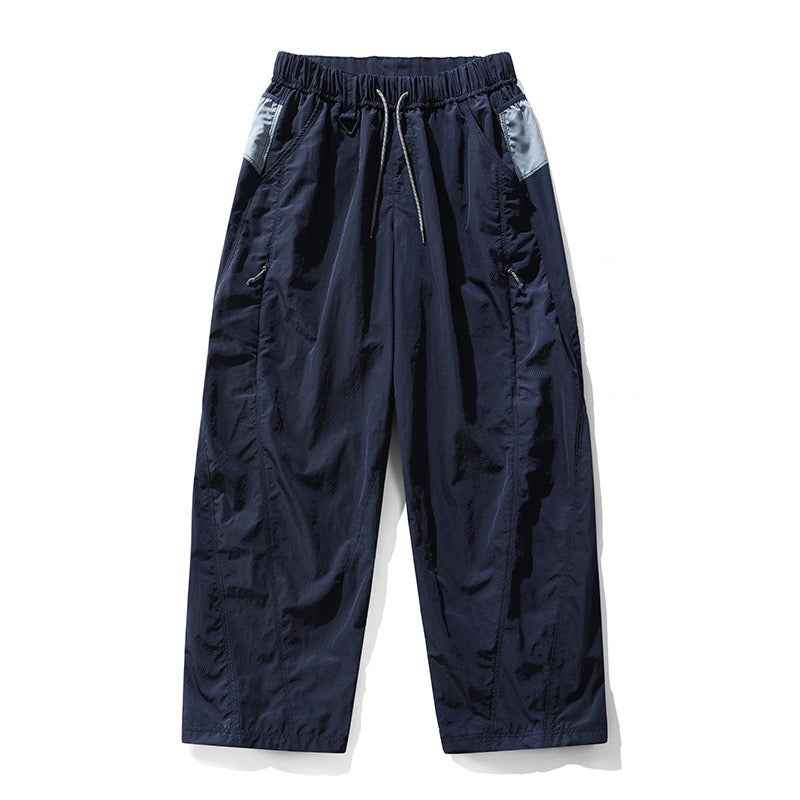 Fleece-Lined Quick-Dry Paratrooper Cargo Pants Water-Repellent Outdoor Joggers