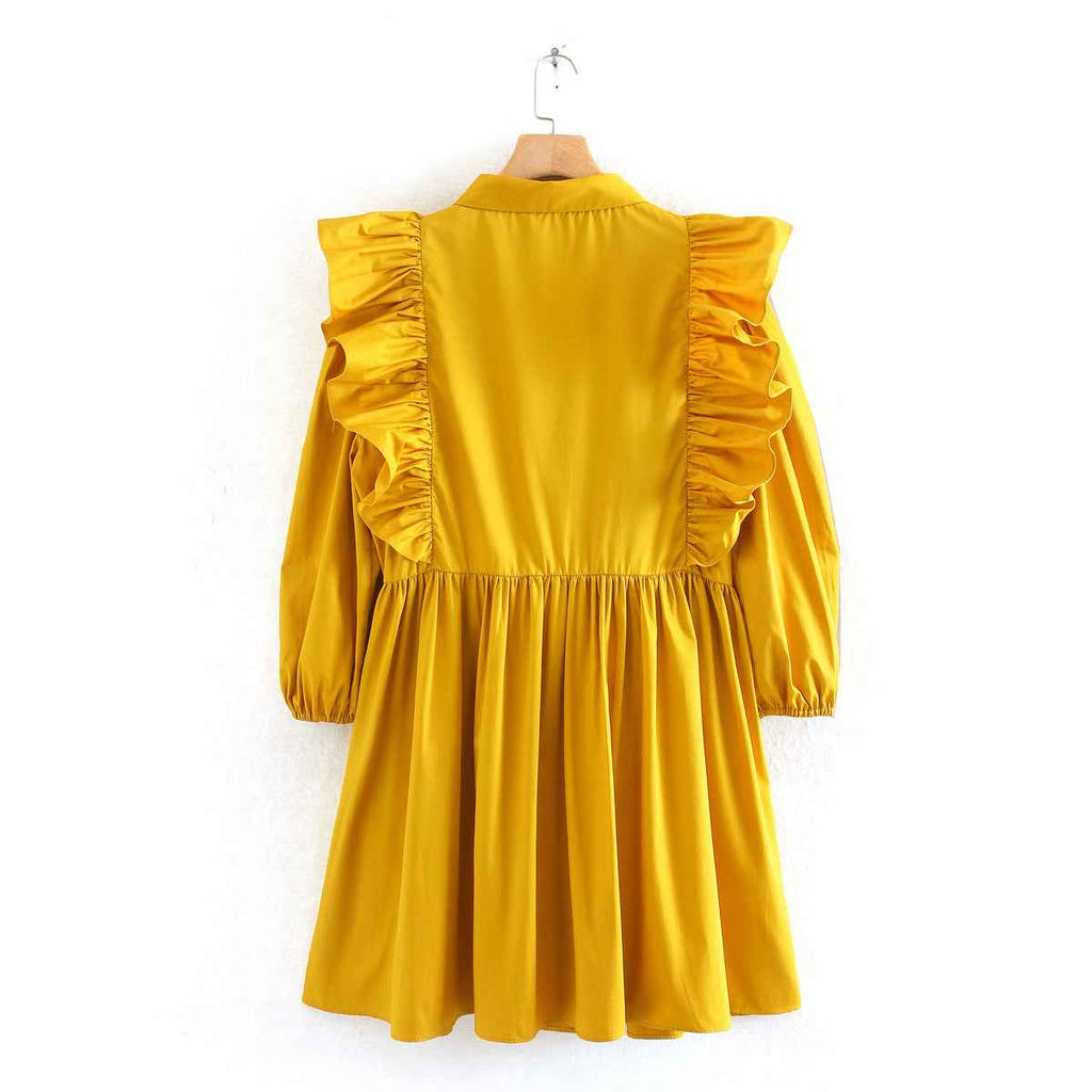 Ruffled layered dress