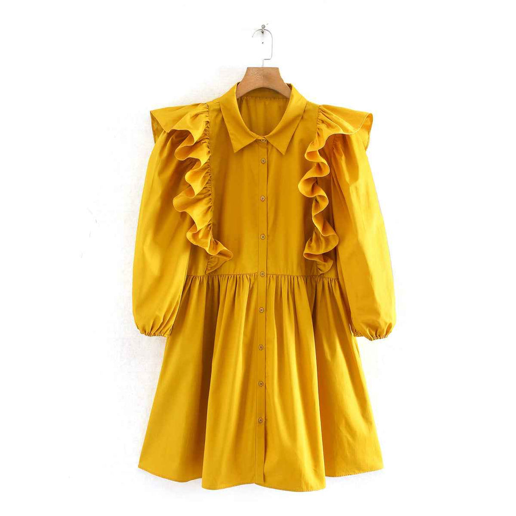 Ruffled layered dress