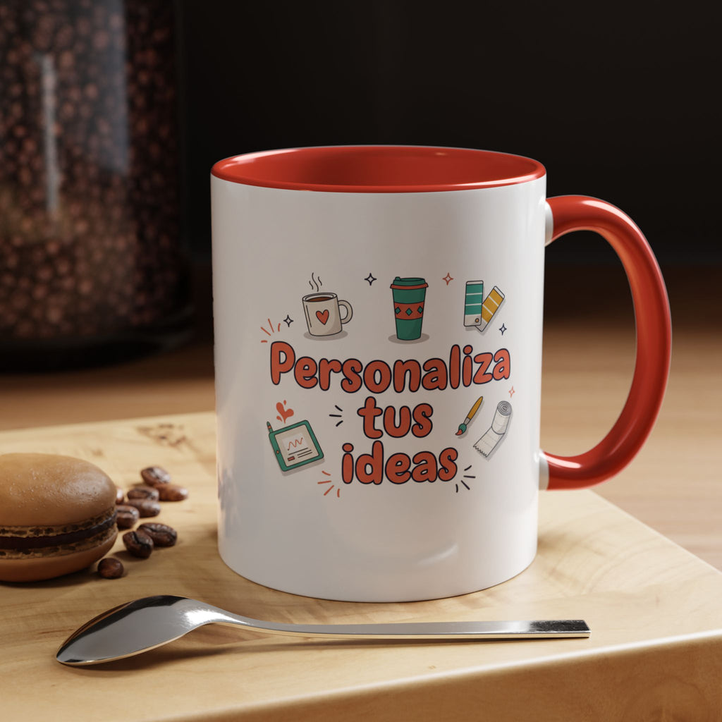 Personaliza tus ideas Coffee Mug — Customizable Accent Coffee Cup (11/15oz)