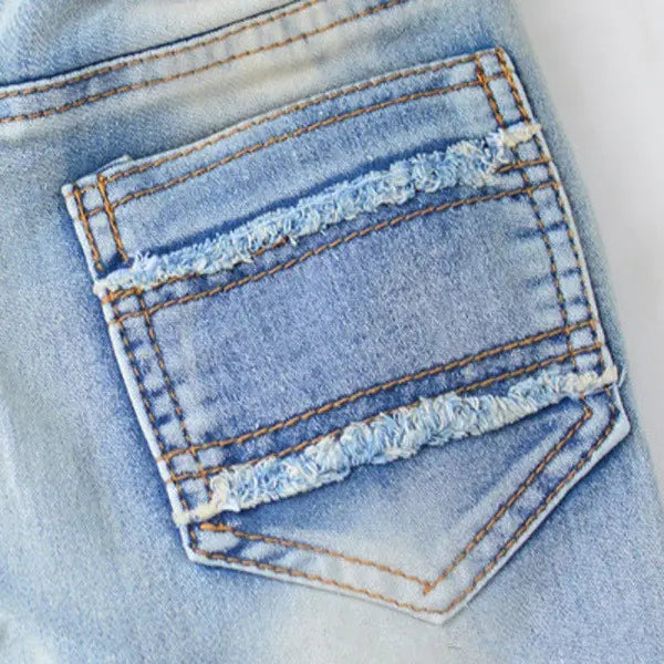 Boys' Stretch Slim Fit Light Blue Denim Jeans