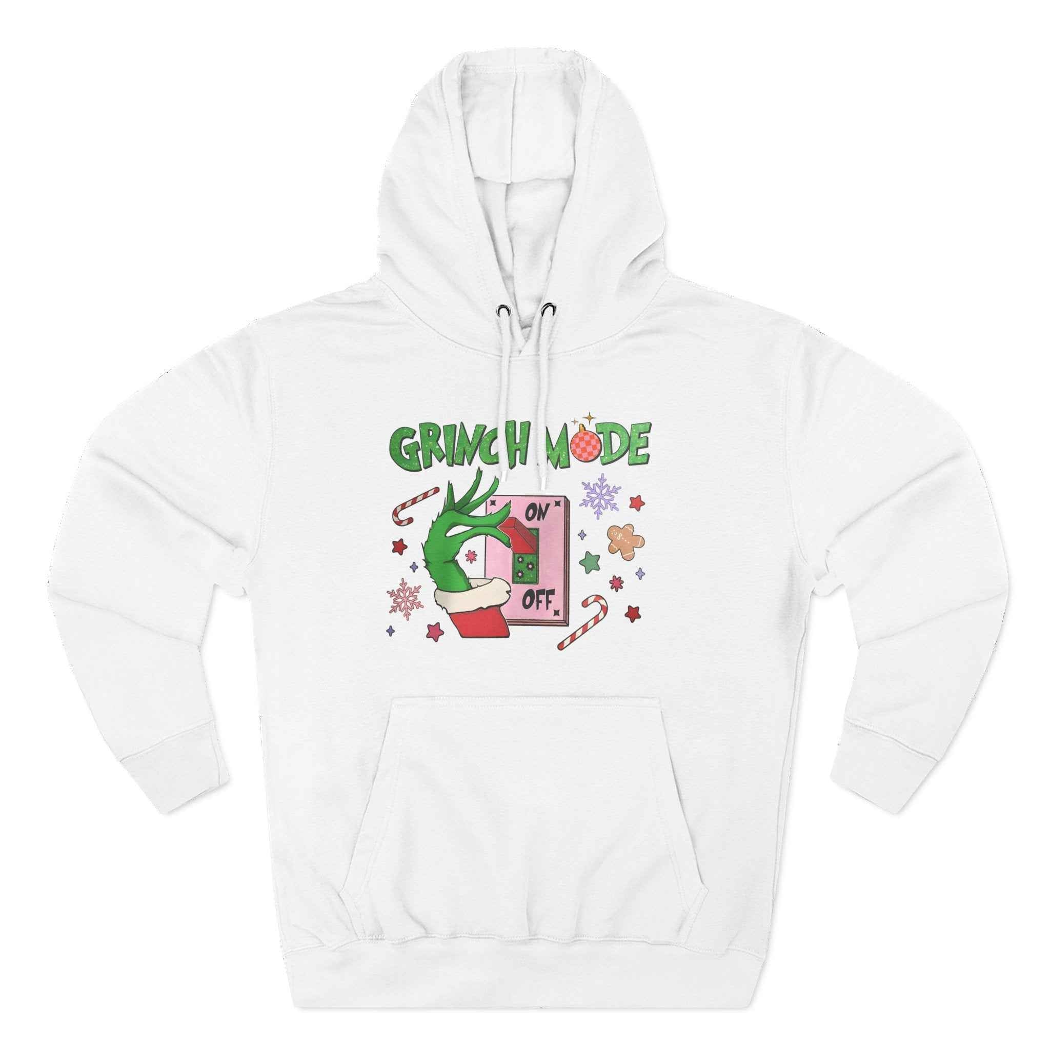 Grinch mode on Christmas Hoodie | Cozy Holiday Sweatshirt for Men & Women | Grinchmas Gift Idea