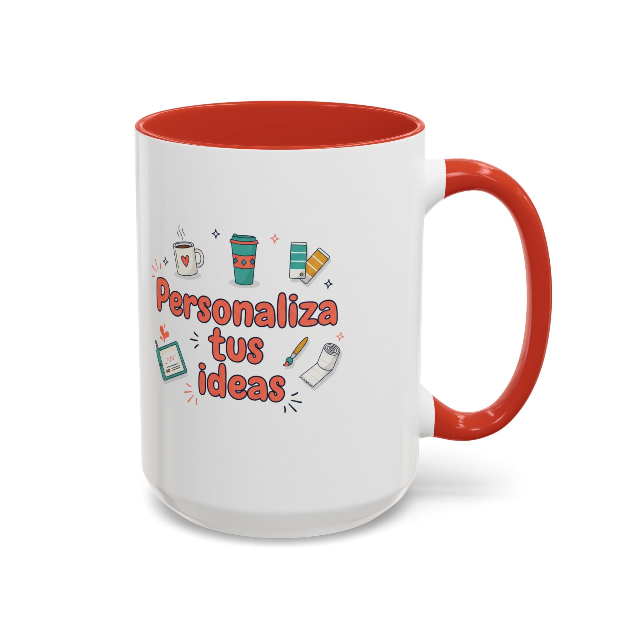 Personaliza tus ideas Coffee Mug — Customizable Accent Coffee Cup (11/15oz)