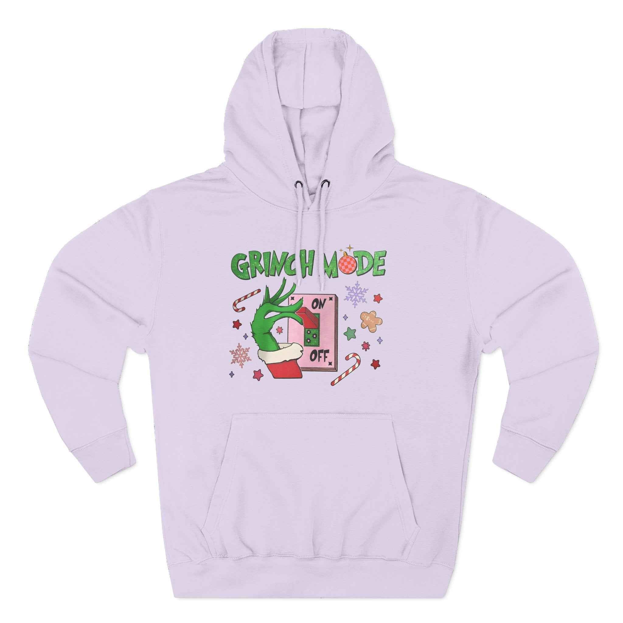 Grinch mode on Christmas Hoodie | Cozy Holiday Sweatshirt for Men & Women | Grinchmas Gift Idea