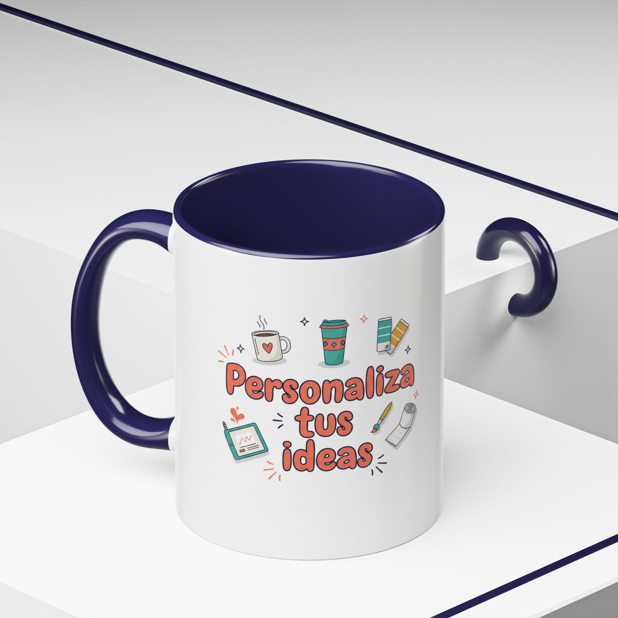 Personaliza tus ideas Coffee Mug — Customizable Accent Coffee Cup (11/15oz)