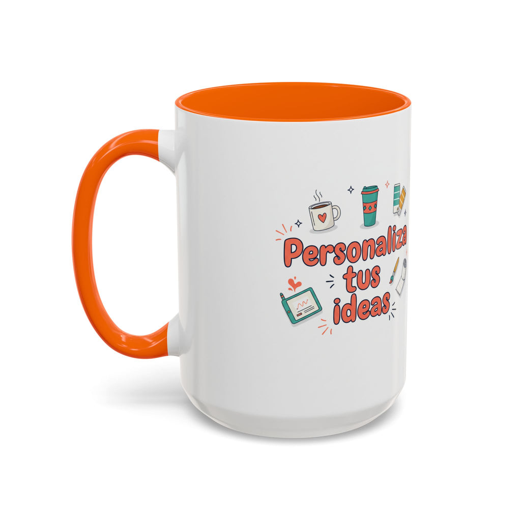 Personaliza tus ideas Coffee Mug — Customizable Accent Coffee Cup (11/15oz)