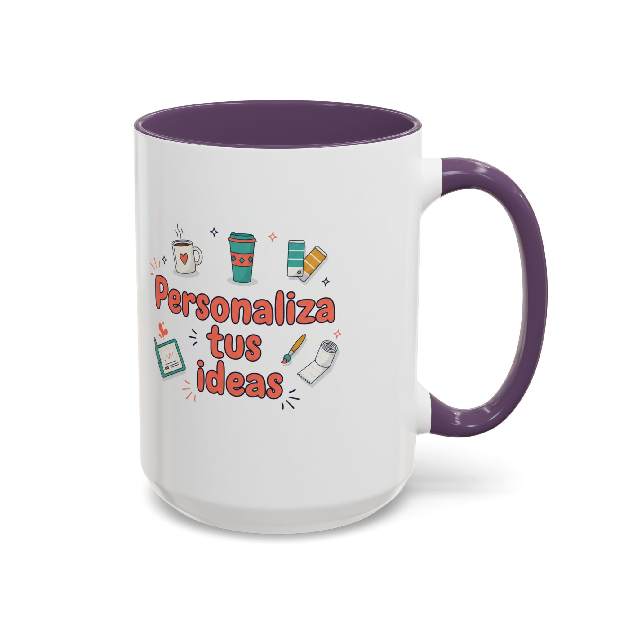 Personaliza tus ideas Coffee Mug — Customizable Accent Coffee Cup (11/15oz)