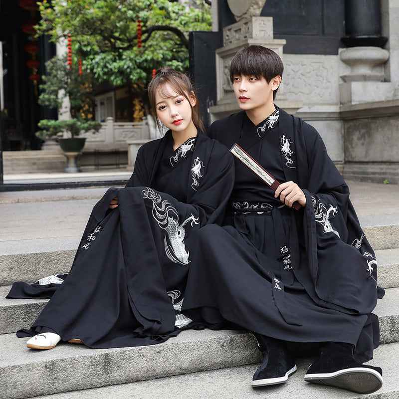 Everyday Hanfu Ancient Style Couple Wear Student Set