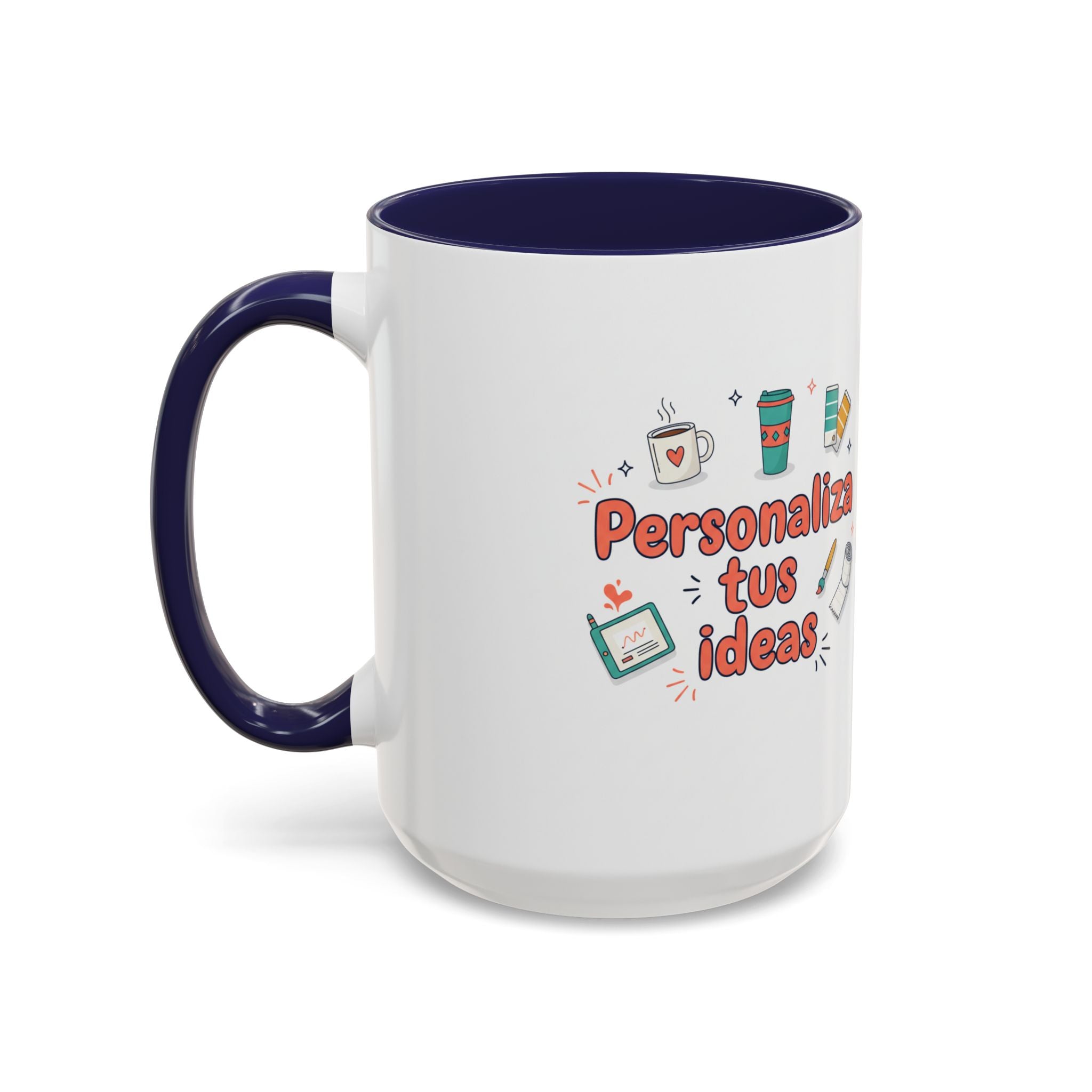 Personaliza tus ideas Coffee Mug — Customizable Accent Coffee Cup (11/15oz)