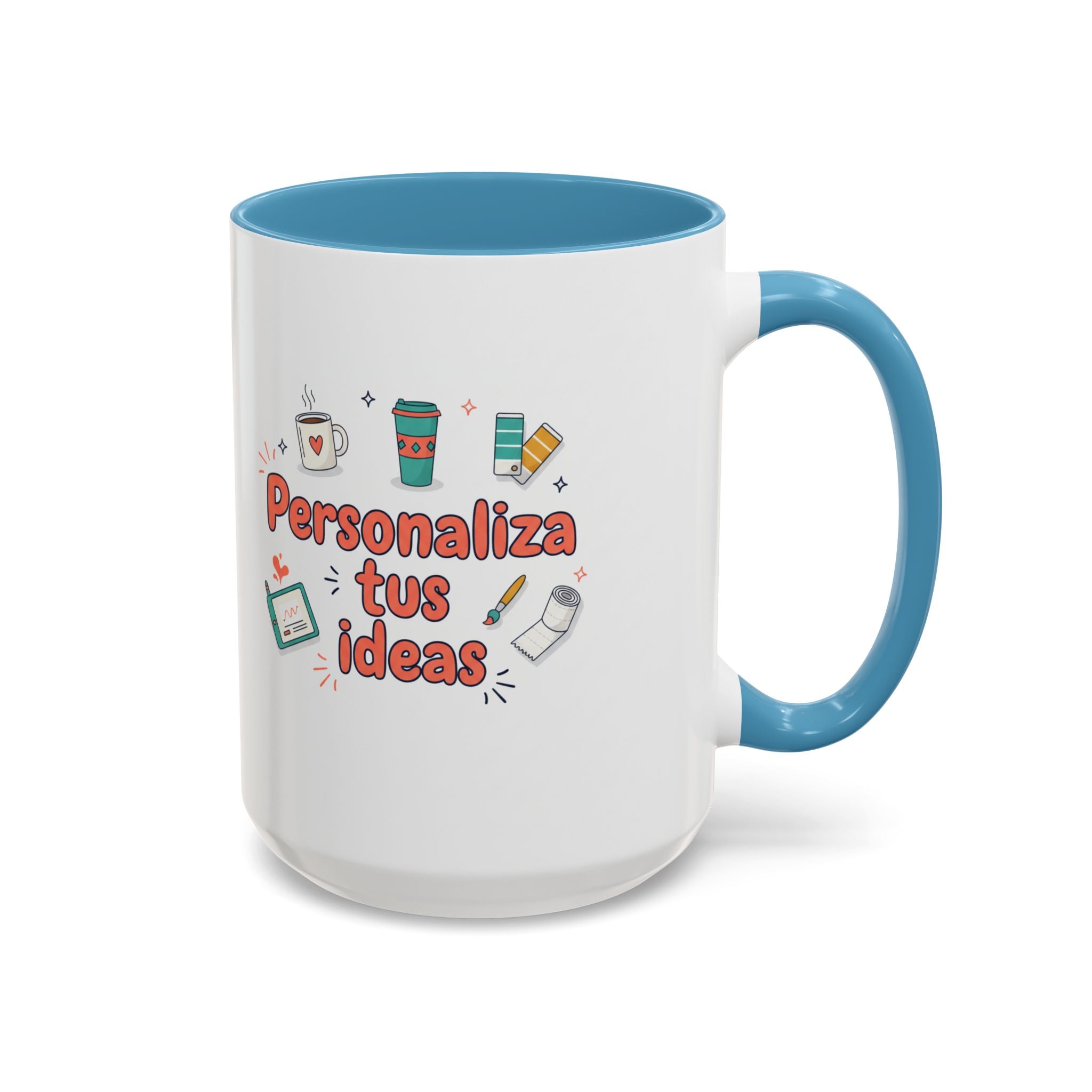 Personaliza tus ideas Coffee Mug — Customizable Accent Coffee Cup (11/15oz)