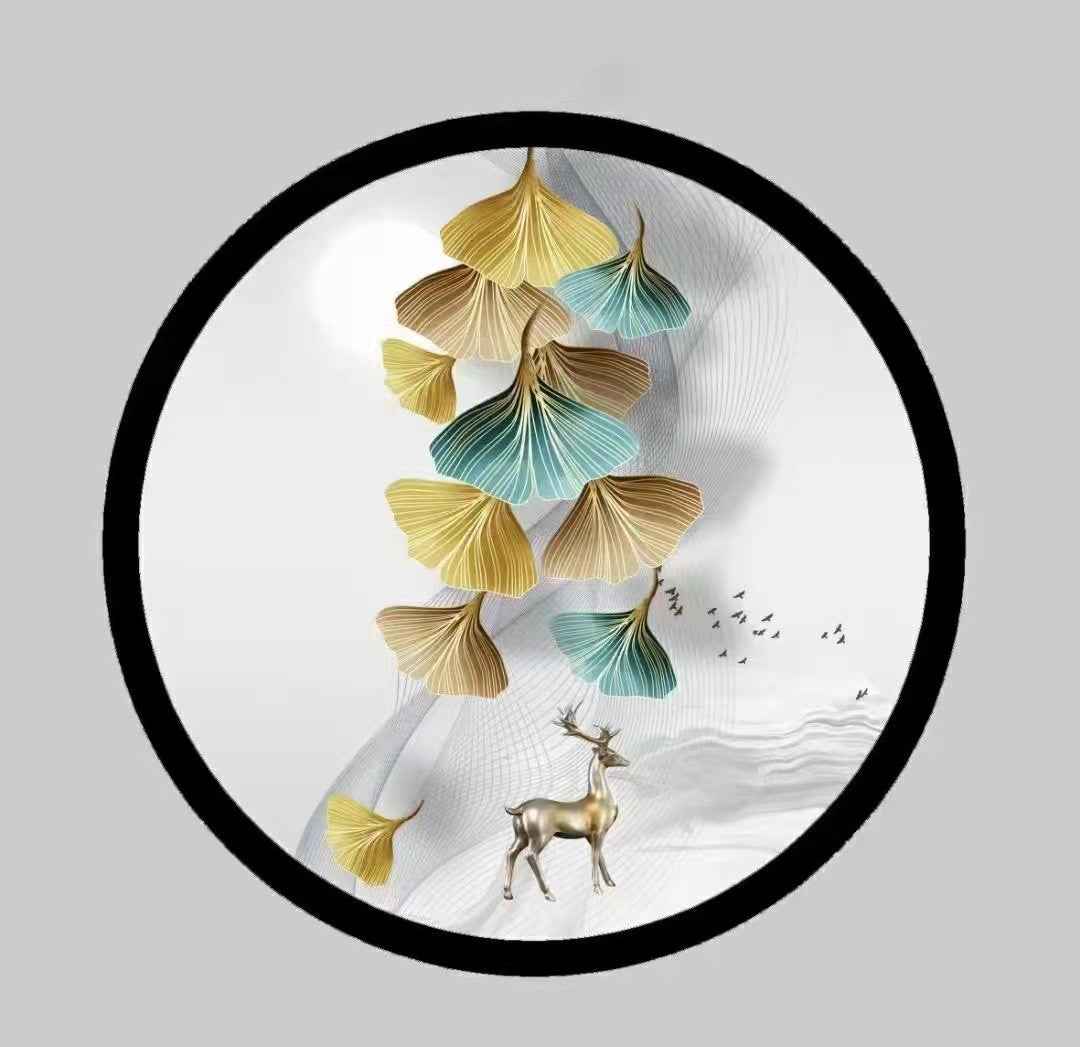 Led Wall Lamp New Chinese Style Wall Painting Simple Lamps