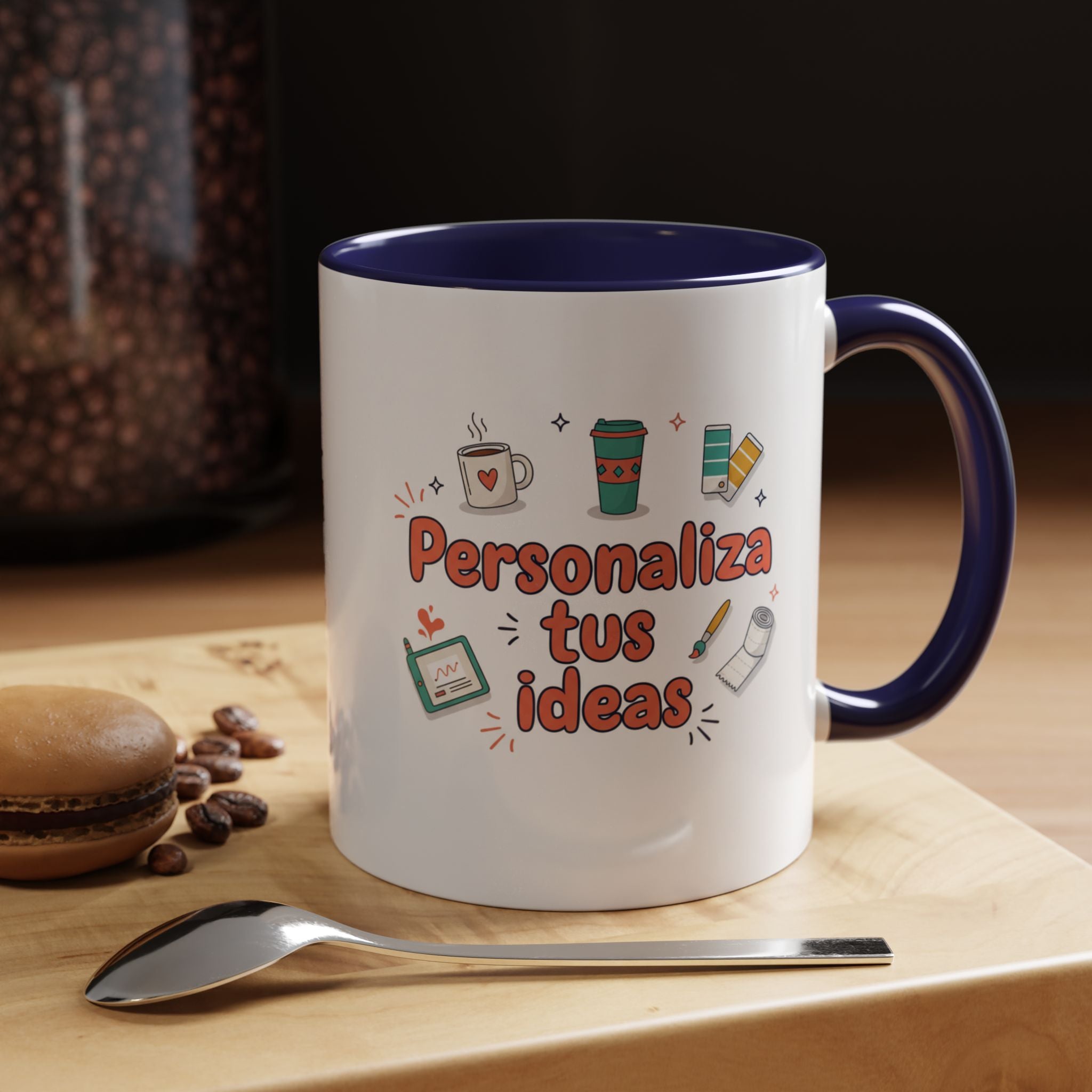 Personaliza tus ideas Coffee Mug — Customizable Accent Coffee Cup (11/15oz)