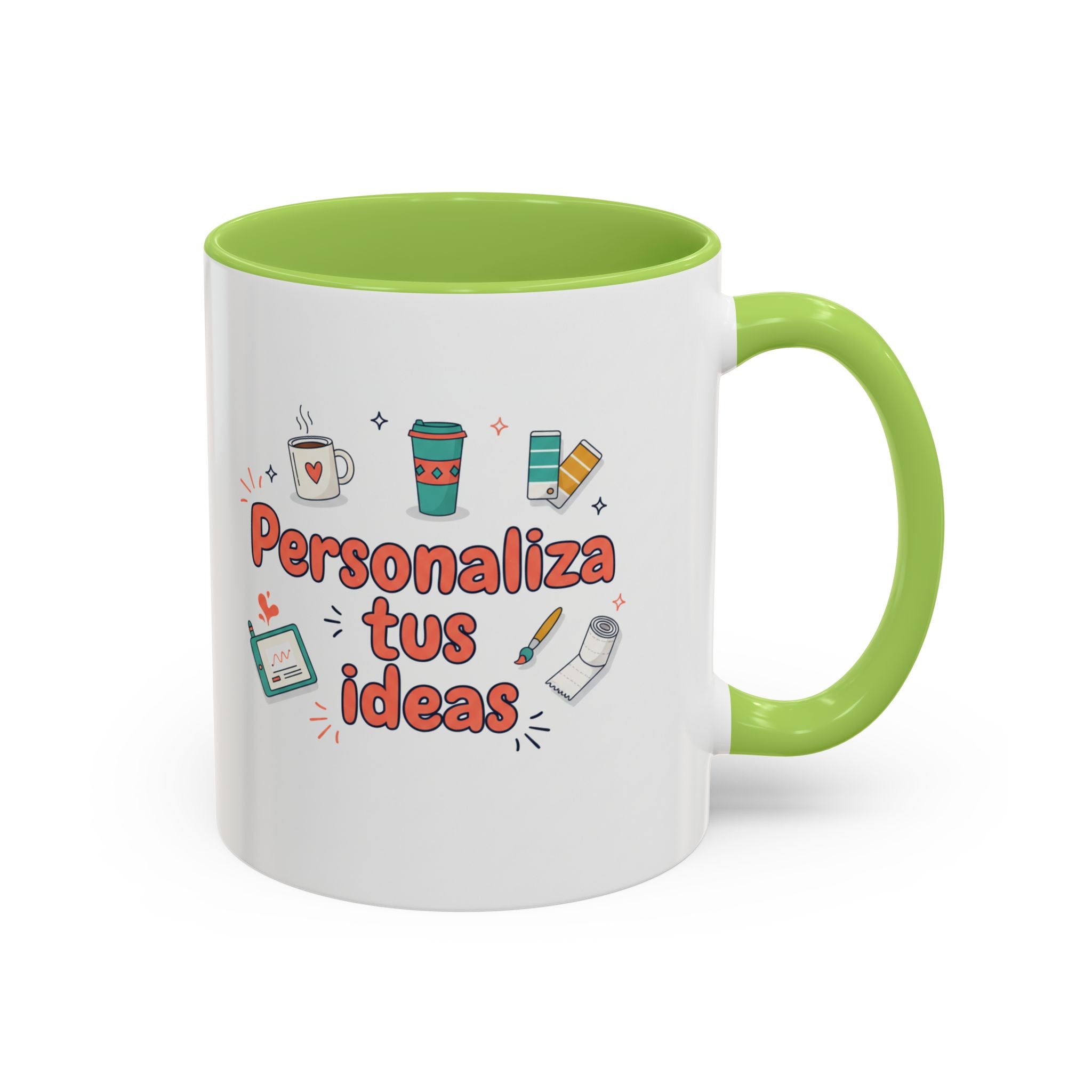 Personaliza tus ideas Coffee Mug — Customizable Accent Coffee Cup (11/15oz)
